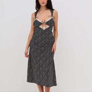 NWT Victoria’s Secret x For Love and Lemons PolkaDot Slip Dress,Evangeline dress